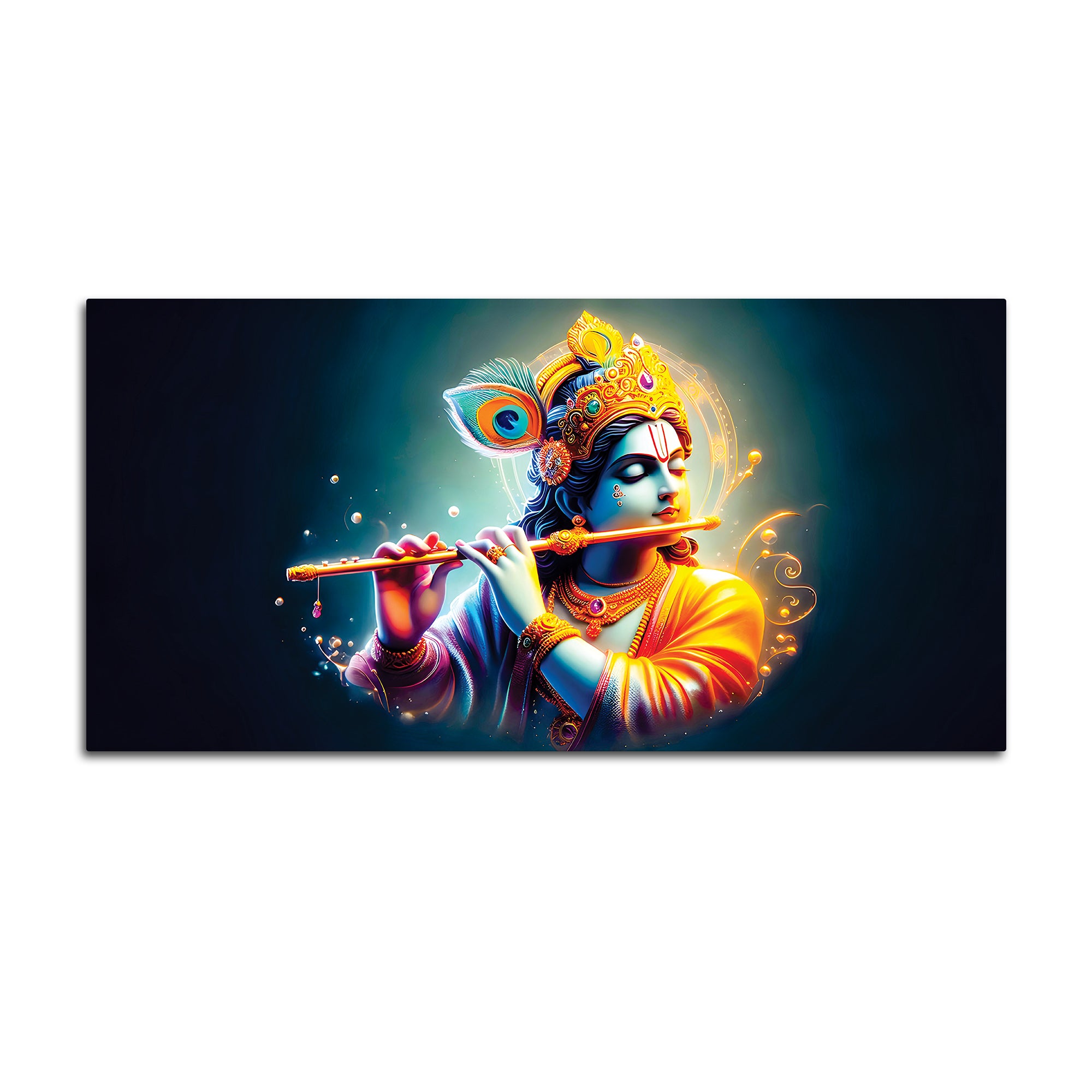 Hindu God Lord Krishna Painting for Wall Decoration