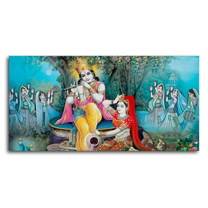 Hindu Lord Radha kishana Wall Painting