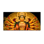 Hindu Spiritual Durga Mata Wall Canvas Painting