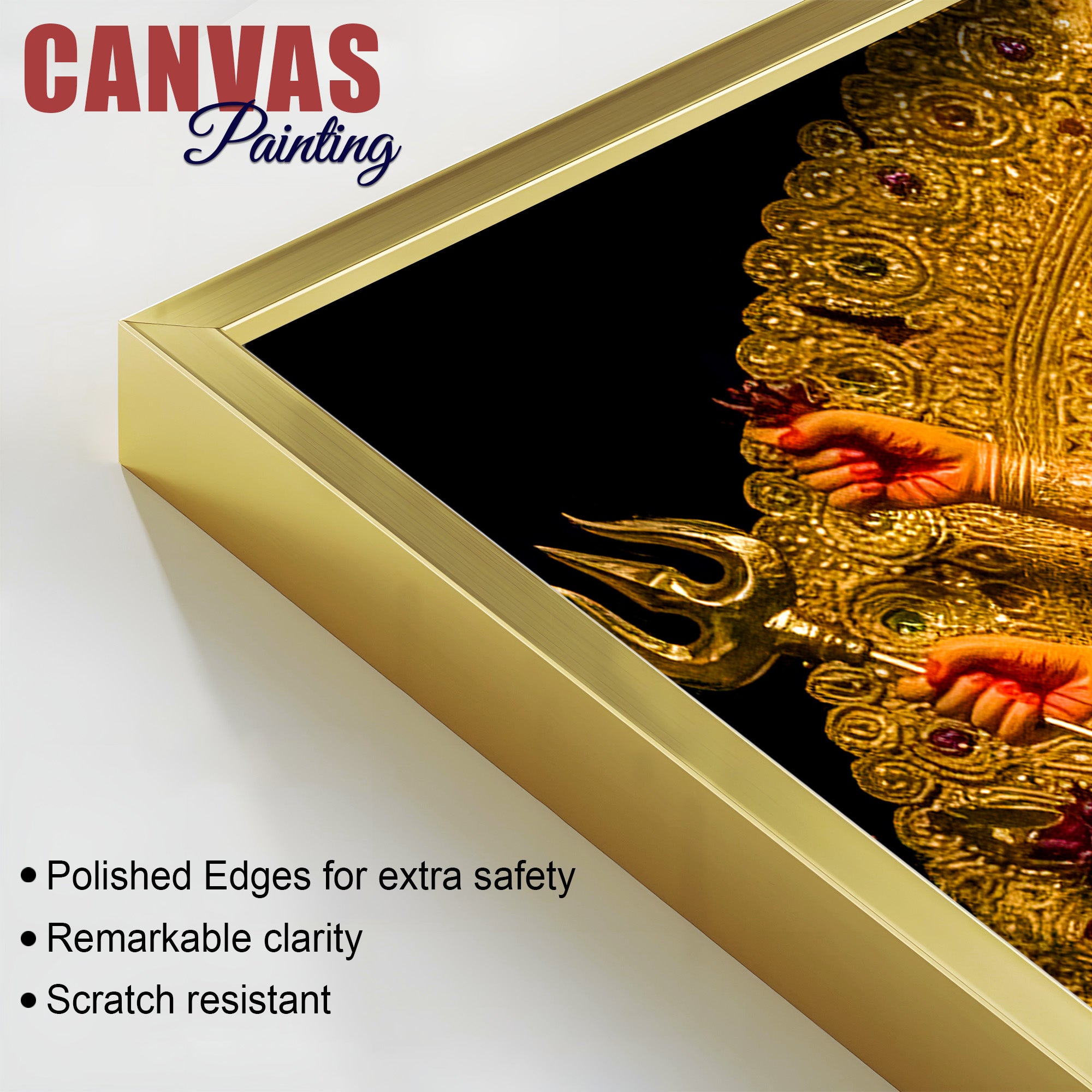 Hindu Spiritual Durga Mata Wall Canvas Painting