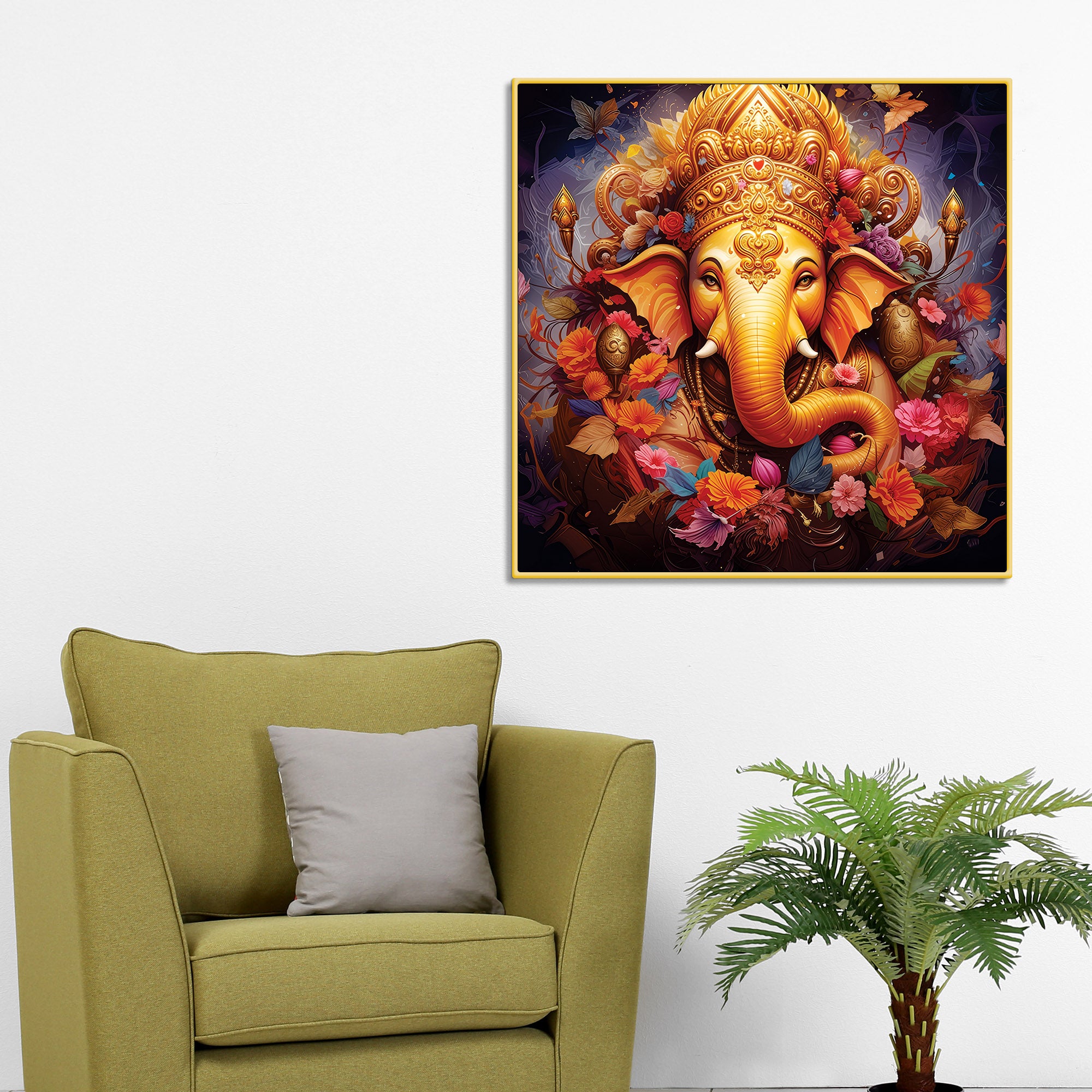 hindu-spiritual-ganesha-home-decor-painting