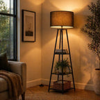 Home Tripod Standing Modern Floor Lamp For Living Room, Bedroom