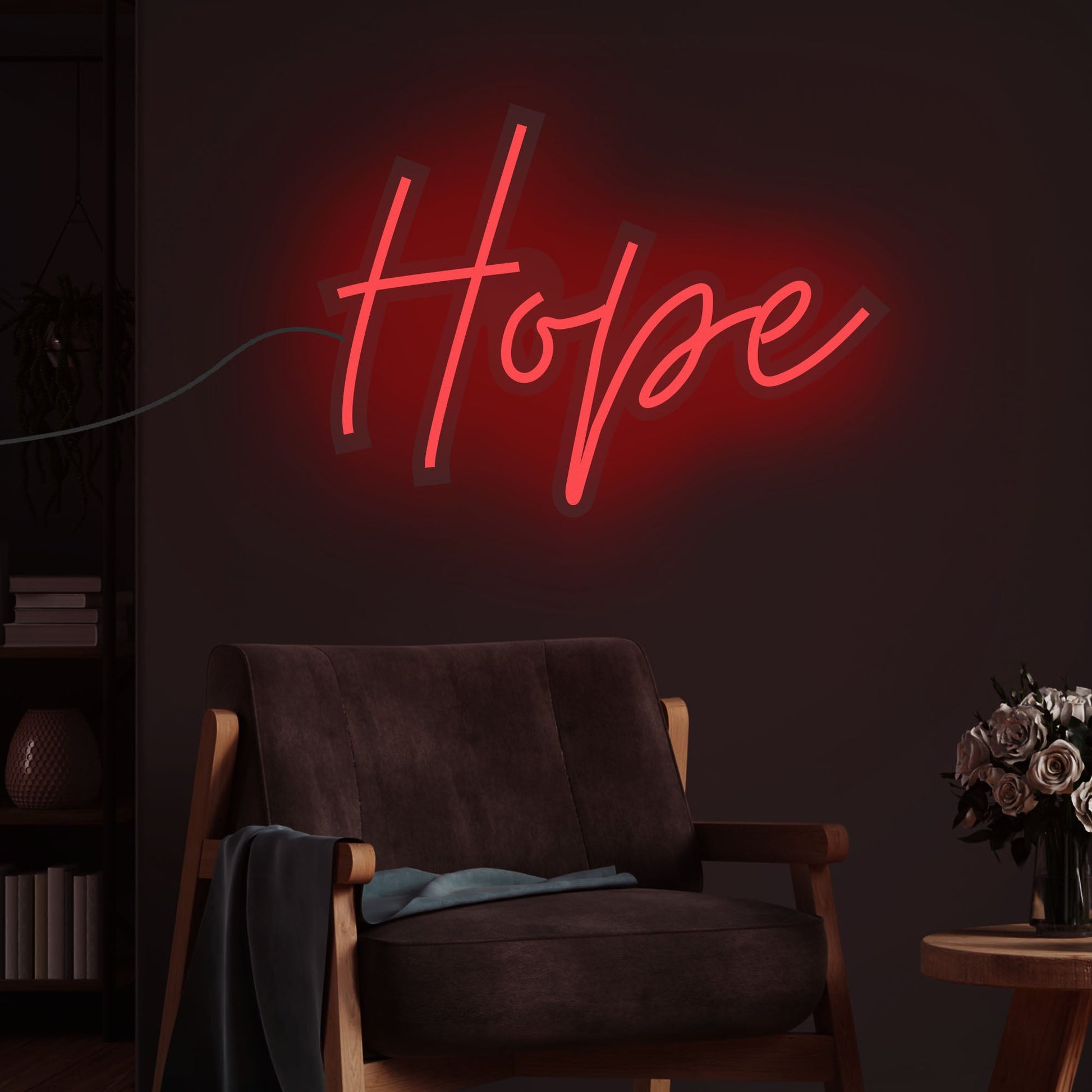 Hope Text Neon Sign LED Light