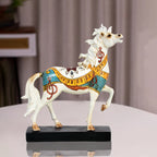 Stallion King Horse Statue Decorative Table Decor Showpiece