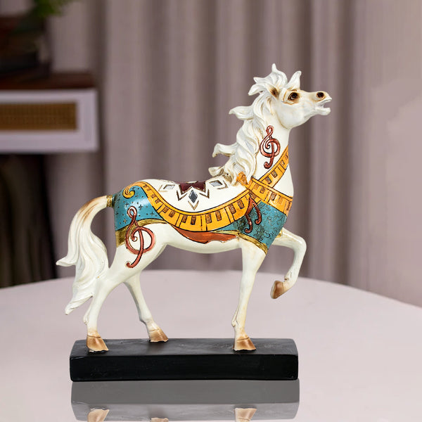 Stallion King Horse Statue Decorative Table Decor Showpiece
