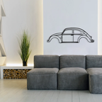 Iconic Vintage Car Metal Wall Art for Car Lovers