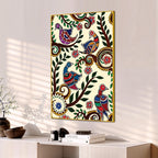 Indian Birds Canvas Painting | Nature Inspired Wall Decor & Gifting