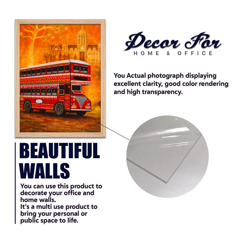 Indian City Life Wall Frame Set of Four