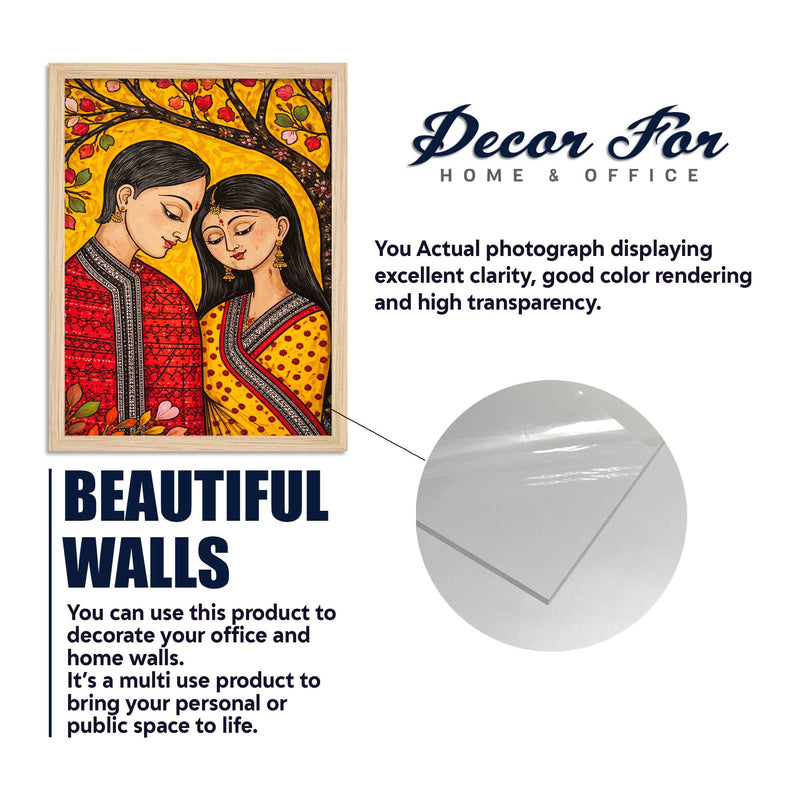 Indian Cultural Art Wall Frame Set of Six