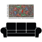 Indian Cultural Inspired Madhubani Canvas Wall Painting