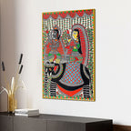 Indian Cultural Madhubani Canvas Painting