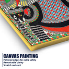 Indian Cultural Madhubani Canvas Painting