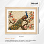Indian Floral Paradise Wall Art Frame Set of 6