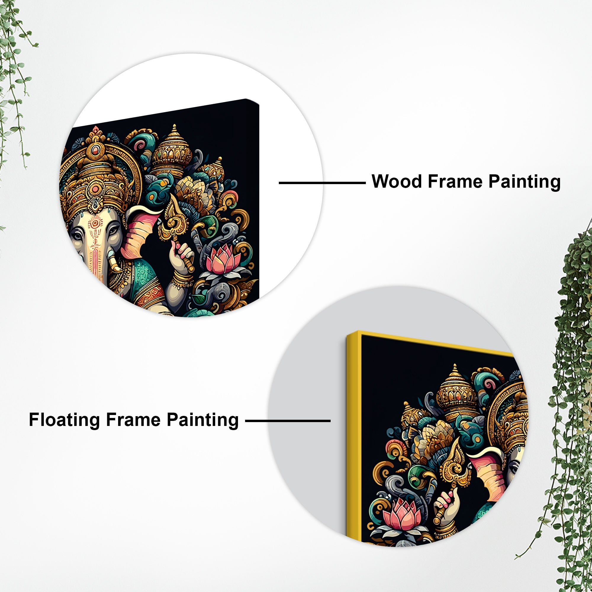 Indian Ganesha Wall Artwork Painting