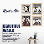 Indian Mythology Wall Art Frame Set of 4