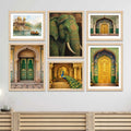 Indian Palace Wall Art Frame Set of 6