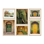 Indian Palace Wall Art Frame Set of 6