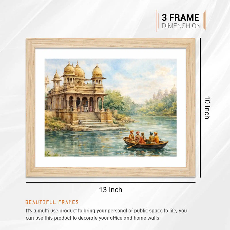 Indian Palace Wall Art Frame Set of 6