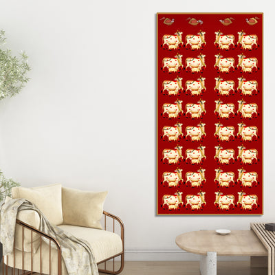 indian-pichwai-cow-canvas-wall-decor-ethnic-wall-decor-for-home-gifting