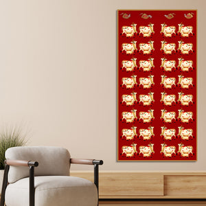 Indian Pichwai Cow Canvas Wall Décor | Ethnic Wall Décor for Home & Gifting