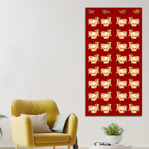 Indian Pichwai Cow Canvas Wall Décor | Ethnic Wall Décor for Home & Gifting