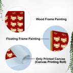 Indian Pichwai Cow Canvas Wall Décor | Ethnic Wall Décor for Home & Gifting