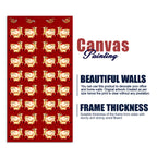 Indian Pichwai Cow Canvas Wall Décor | Ethnic Wall Décor for Home & Gifting