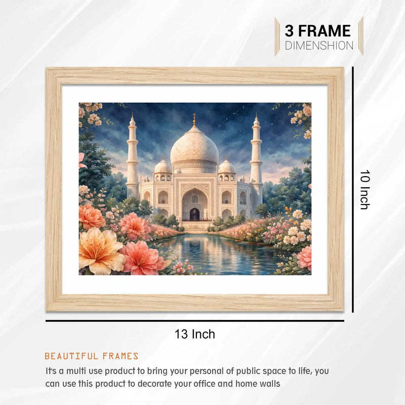 Indian Royal Decor Wall Art Frame Set of 6