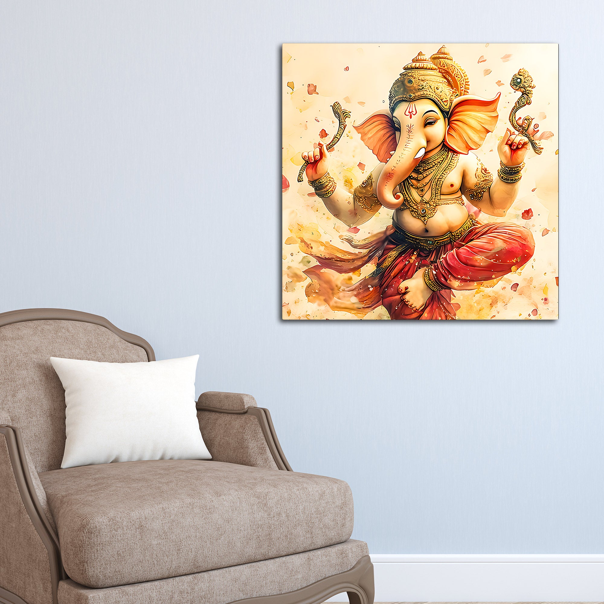 Indian Traditional Ganpati Painting for Home & Office