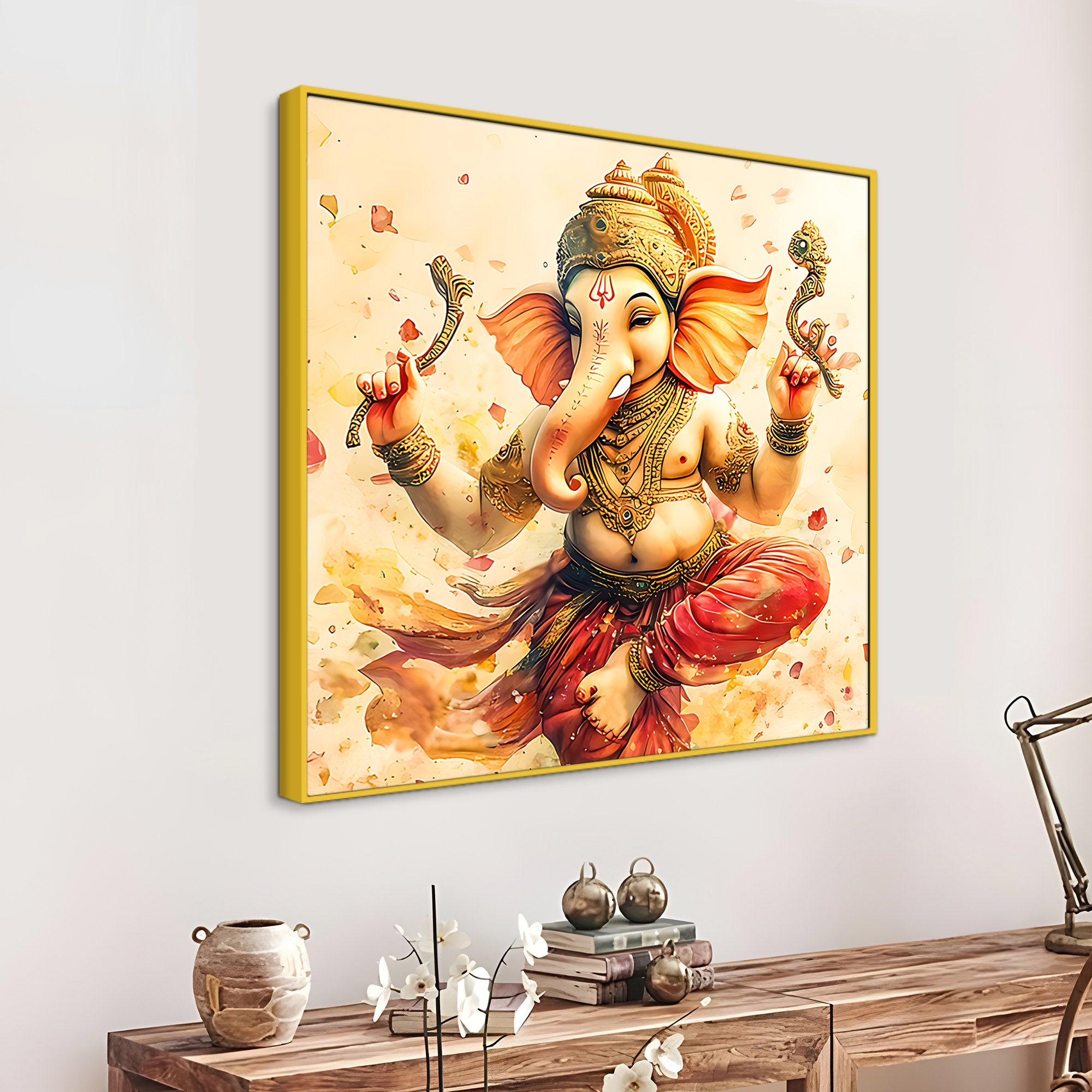 Indian Traditional Ganpati Painting for Home & Office