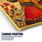 Indian Traditional Girl Canvas Wall Painting