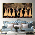 Indian Traditional Krishna Raas Leela Pichwai Wall Painting