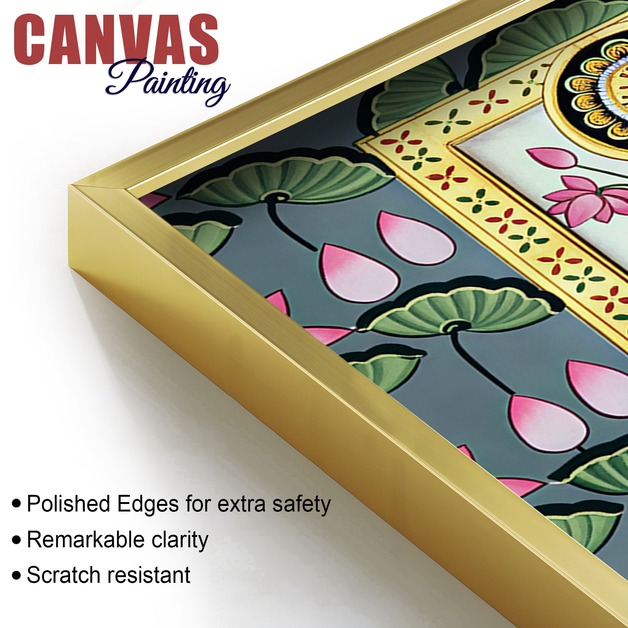 Indian Traditional Shrinathji Pichwai Canvas Painting |Temple Décor