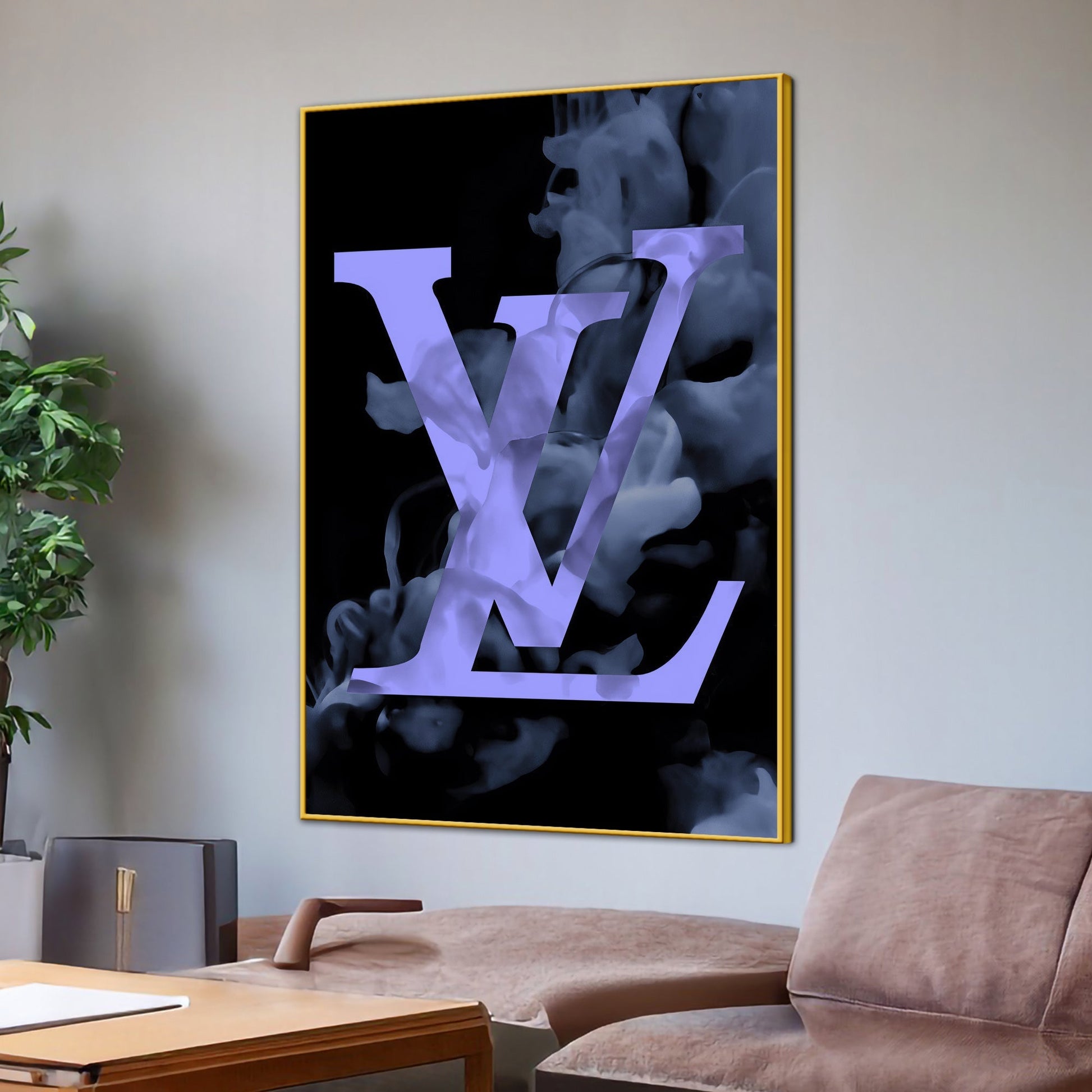 Indulgence Of Louis Vuitton Cotton Canvas Wall Painting