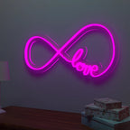 Infinity Love Design Neon LED Light