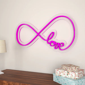 Infinity Love Design Neon LED Light