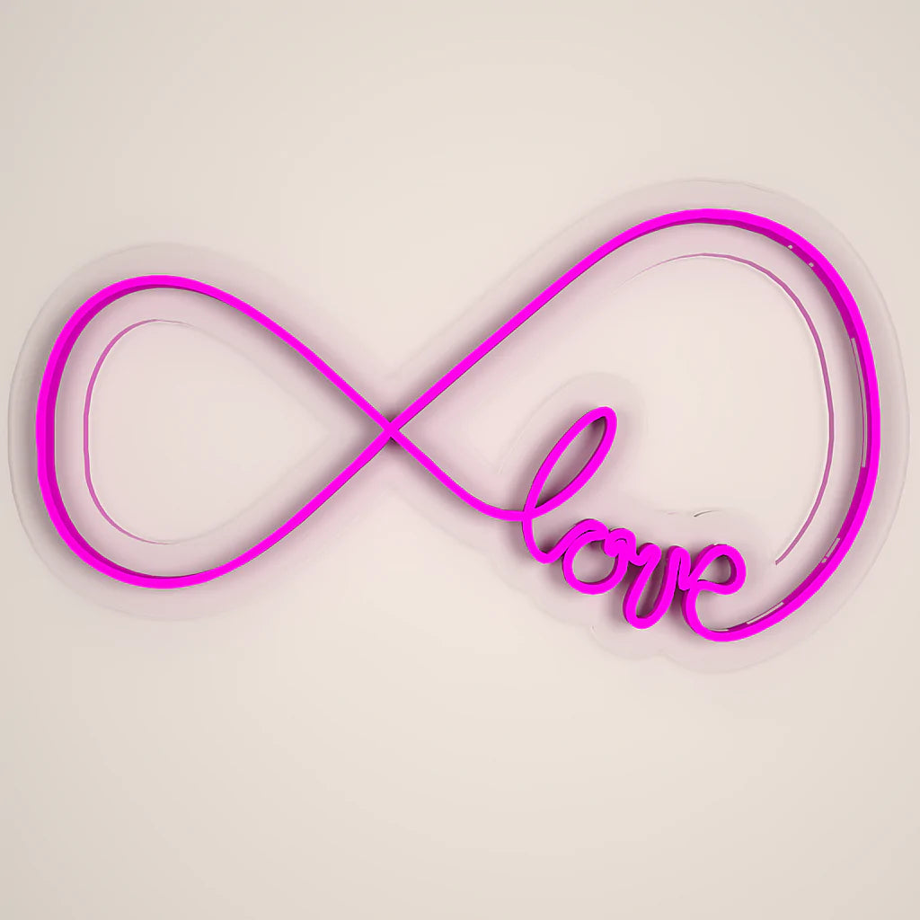 Infinity Love Design Neon LED Light