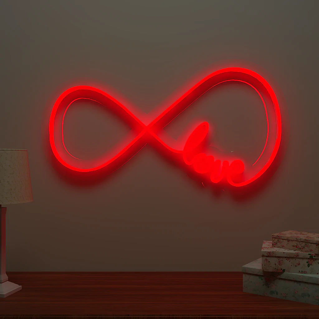 Infinity Love Design Neon LED Light