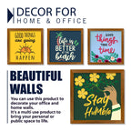 Inspirational Quotes Premium Wooden Wall Frame Set of Four