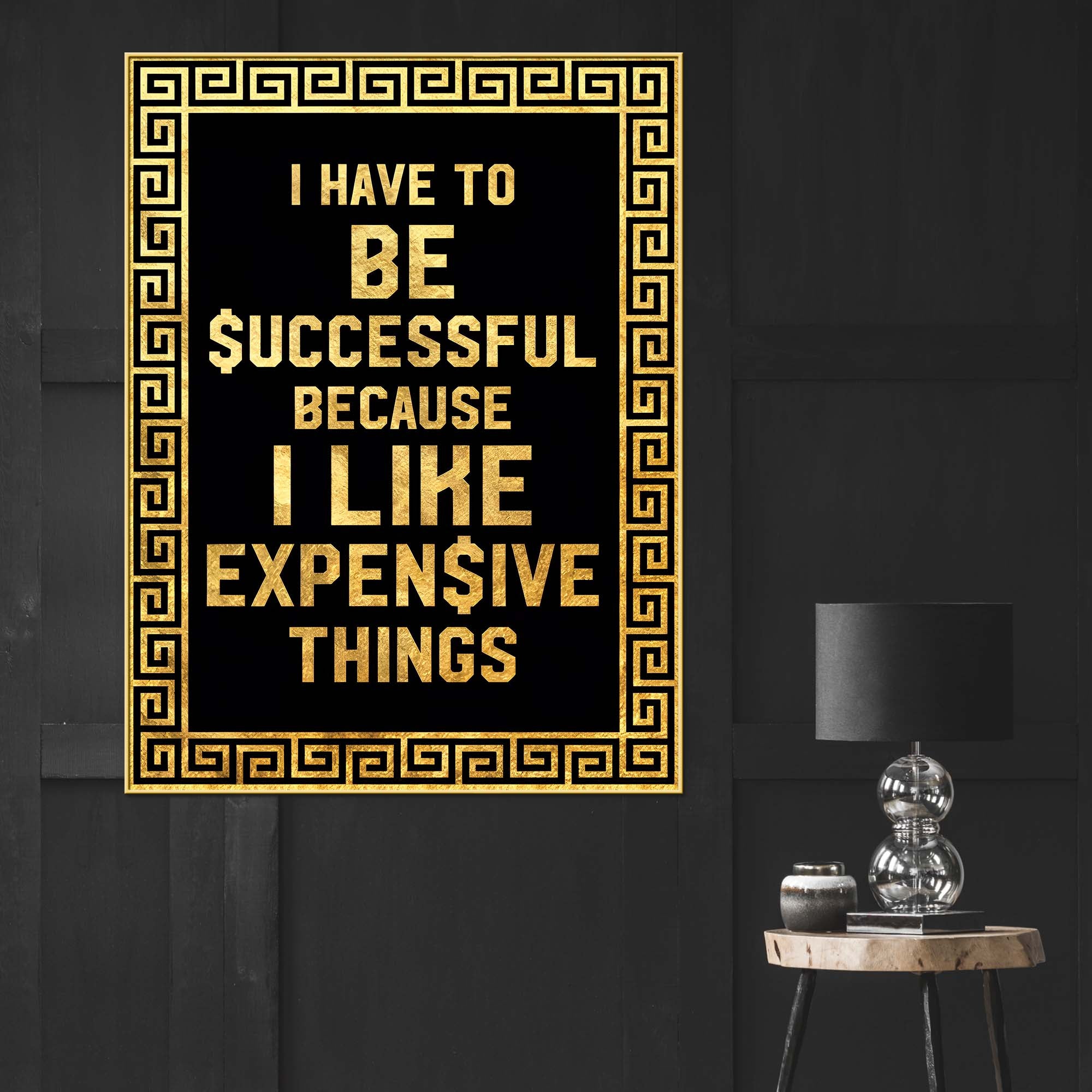 inspirational-success-quote-wall-art-premium-black-gold-home-decor