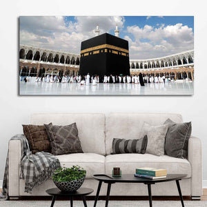 Islamic Canvas Wall Painting of Makkah al-Mukarramah