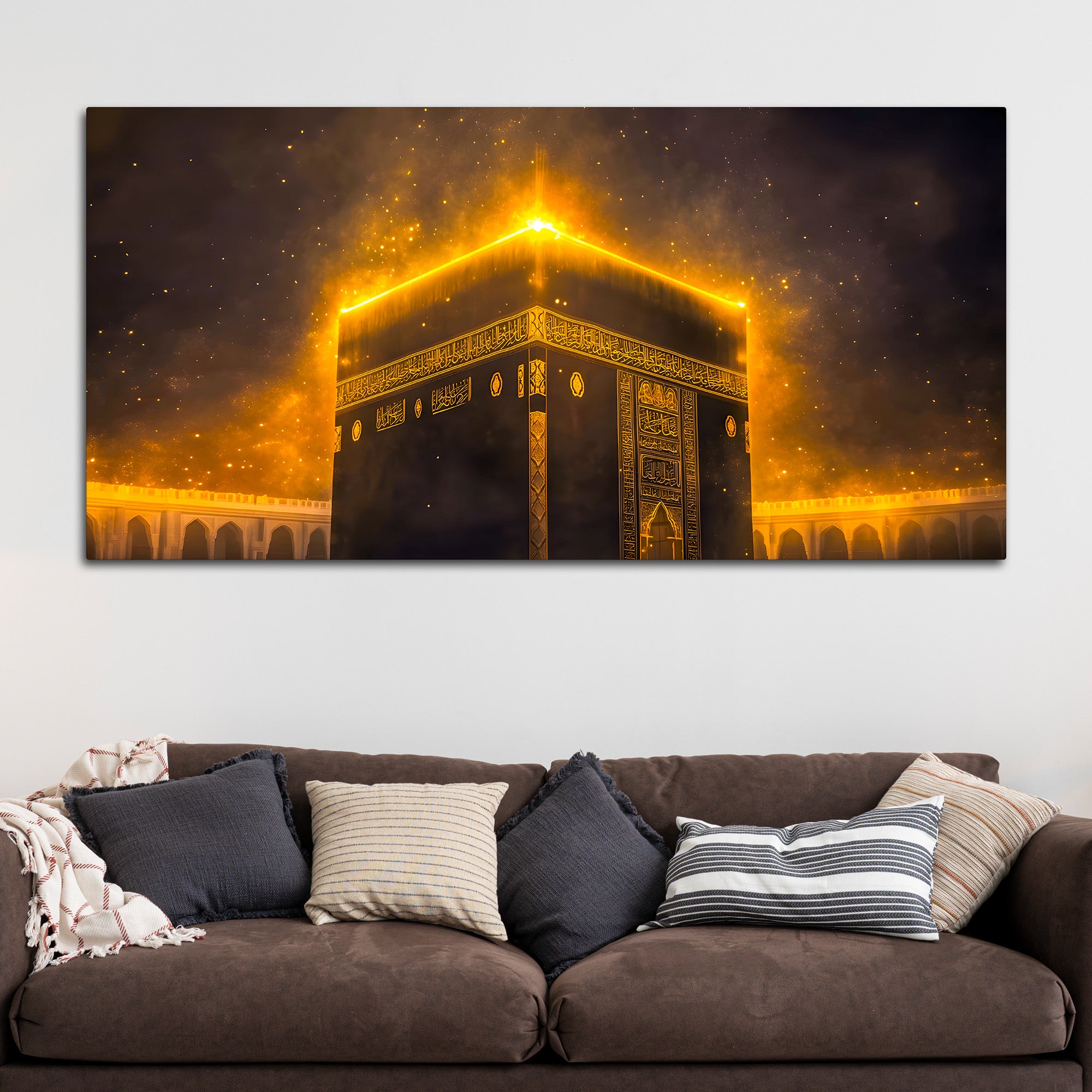 Islamic Kaaba Night Glow Wall Décor Painting