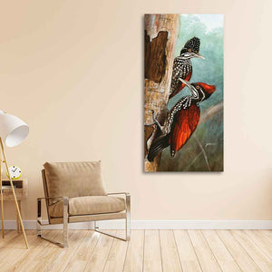 Ivory Billed Woodpecker Canvas Wall Painting For Hall