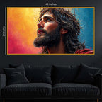 Jesus Christ Floating Frame Crystal Wall Painting