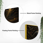 Jesus Christ Praying in Gethsemane Metallic Look 3D Canvas Wall Painting