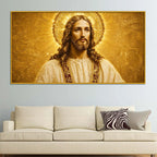 Jesus Christ Spiritual Floating Frame Crystal Wall Painting