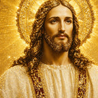 Jesus Christ Spiritual Floating Frame Crystal Wall Painting