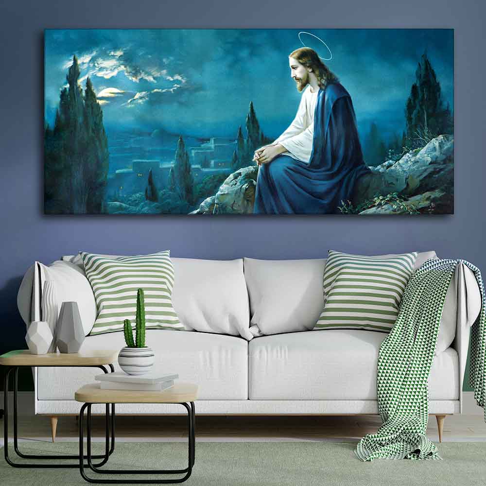 Jesus in the Gethsemane Garden Canvas Wall Painting