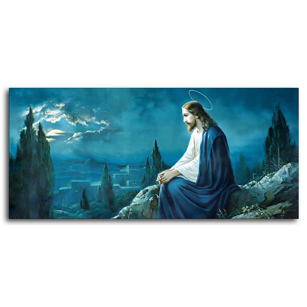 Jesus in the Gethsemane Garden Canvas Wall Painting