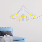 Jesus Saves Crosses Church Neon Sign LED Light